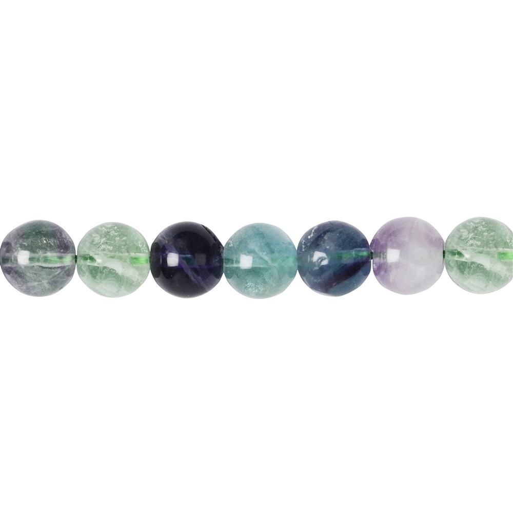 String Beads, Fluorite, 10mm (38-39cm) | Schreier gems, healing stones & jewelry