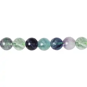 String Beads, Fluorite, 10mm (38-39cm) | Schreier gems, healing stones & jewelry