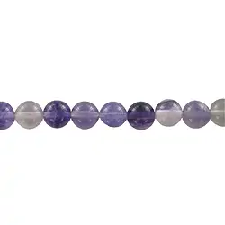 140720100921 Filo di perle, fluorite B, 10 mm | Gemme Schreier, pietre curative e gioielli