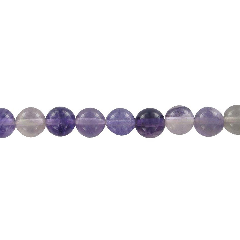 Filo di perle, fluorite B, 10 mm | Gemme Schreier, pietre curative e gioielli