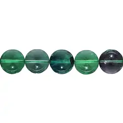 140720101023 Rang de collier boules, Fluorite (verte/colorée), 12mm | Marco Schreier