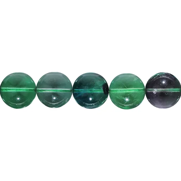 Rang de collier boules, Fluorite (verte/colorée), 12mm | Marco Schreier