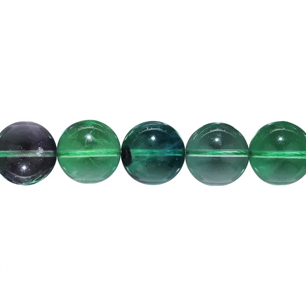 Rang de collier boules, Fluorite (verte/colorée), 16mm | Marco Schreier