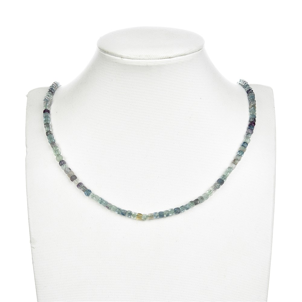 Cubo a filo, fluorite, sfaccettato, 04 mm | grossista gemme e pietre curative