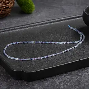 Rang de collier, Fluorite, 02mm, à facettes (39cm) | Marco Schreier