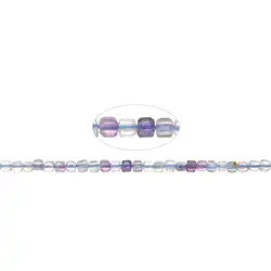 140720210224 Strang Würfel, Fluorit, facettiert, 02 x 02 x 02mm (39cm) | Marco Schreier