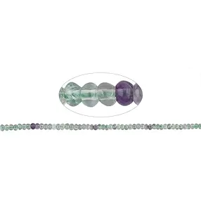 Rang de colliers, Fluorite, 02 x 04mm (39cm) | Marco Schreier