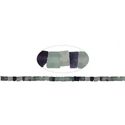 140720409210 Rang de colliers, Fluorite, mat, 03-04 x 05-06mm (39cm) | Marco Schreier