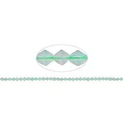 140720510620 Strand spindle, fluorite, faceted, 06mm | wholesaler gems & healing stones