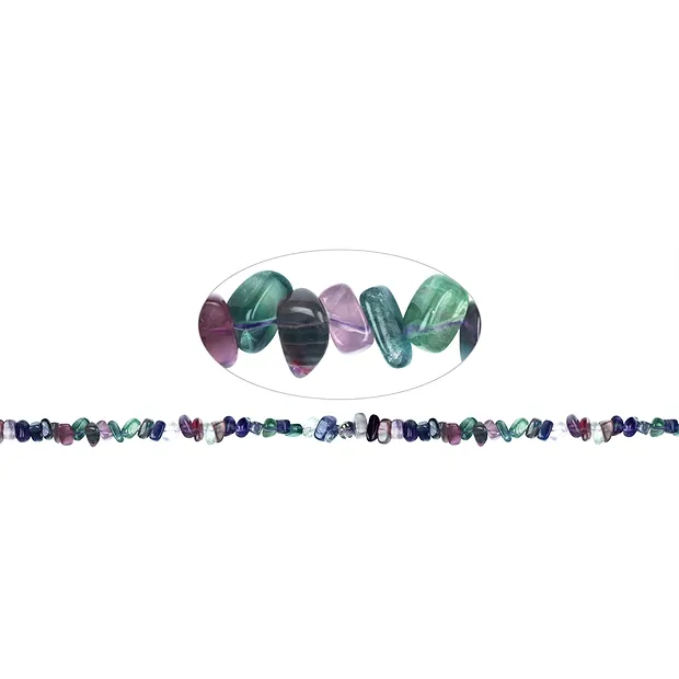 Rangs de colliers, Fluorite, 04-06 x 07-12mm (38cm) | Marco Schreier