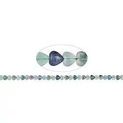 140721105320 Strand of hearts, fluorite, 10mm | wholesaler gems, healing stones & jewelry