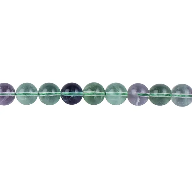 Strang Kugeln, Fluorit (hellgrün), 10mm | GH Edelsteine, Heilsteine & Schmuck