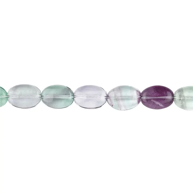 Rang de colliers, Fluorite, 14 x 10mm | Marco Schreier