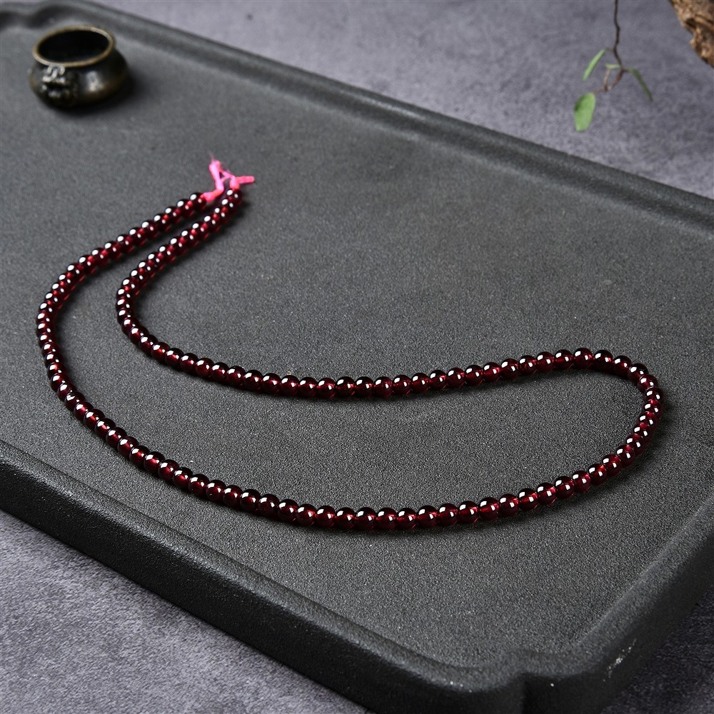 Strang Kugeln, Granat A, 04-05mm | Großhändler Edelsteine, Heilsteine & Schmuck