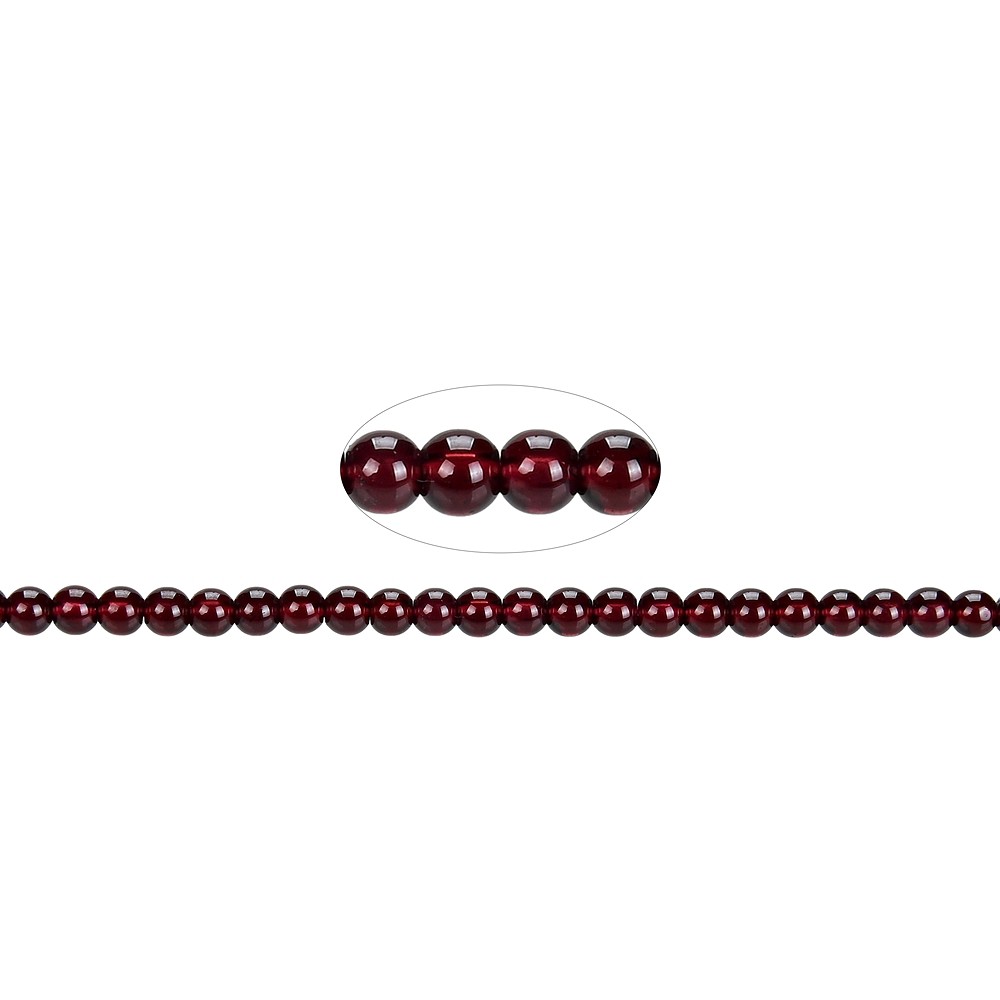 Strang Kugeln, Granat A, 04-05mm | Großhändler Edelsteine, Heilsteine & Schmuck