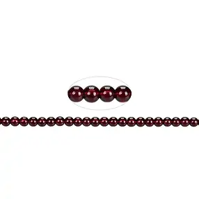 String Beads, Garnet A, 04-05mm | wholesaler gems, healing stones & jewelry