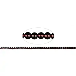 140820100322 Rang de colliers boules, grenat AA, 04mm (39cm)  | Marco Schreier