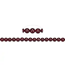 140820100521 Rang de collier boules, grenat A, 06mm | Marco Schreier