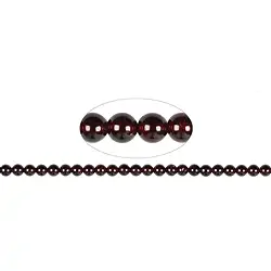 140820100720 Strang Kugeln, Granat, 08mm | Mineralien-Handel Edelsteine, Heilsteine & Schmuck