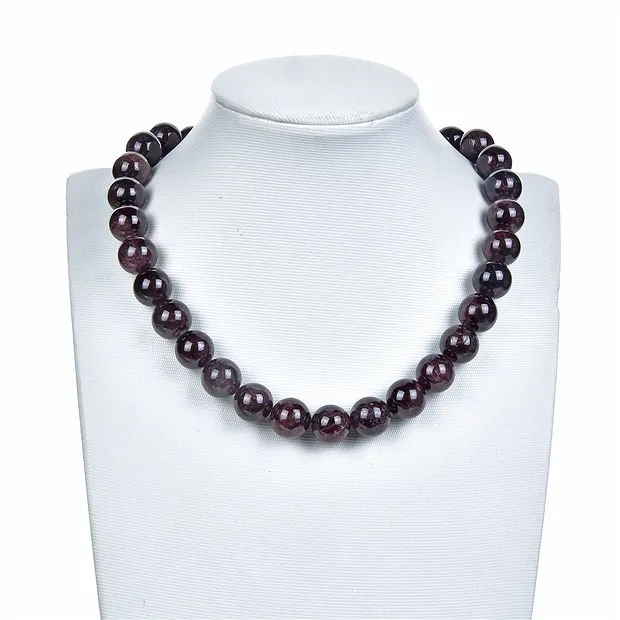 Strang Kugeln, Granat, 14mm | Mineralien-Handel Edelsteine, Heilsteine & Schmuck