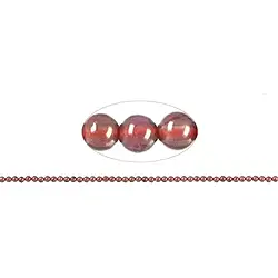 140820108222 Rang de collier boules, grenat A+/A, 01,75mm | Marco Schreier
