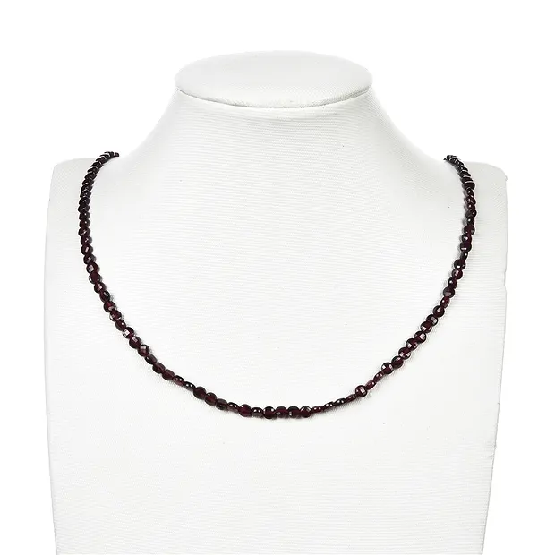 Strang Scheibe/Coin, Granat, facettiert, 04mm | Edelsteine, Heilsteine & Schmuck