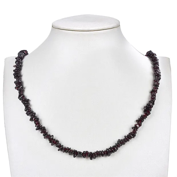 Strand splinter, garnet AAA, 03 - 05mm, 80cm | wholesaler gems & healing stones