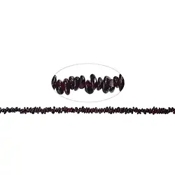 140820606020 Rang de colliers éclats, grenat AAA, 03 - 05mm, 80cm | Marco Schreier