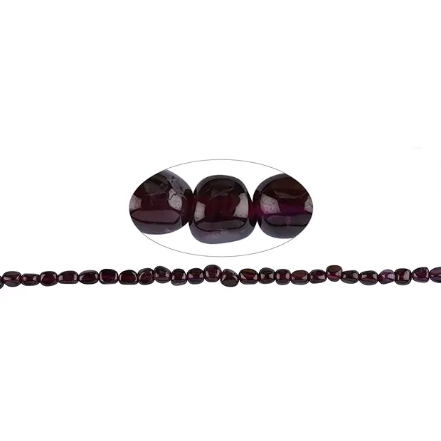 Strand of nuggets, garnet (Pyrope), 05-07 x 05-06mm | Marco Schreier