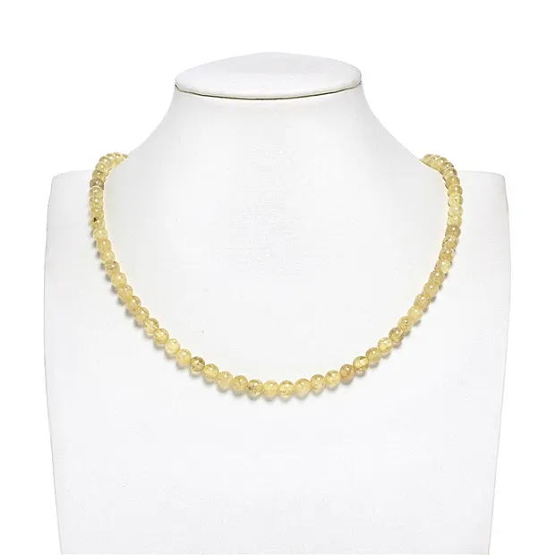 Strang Kugeln, Granat (gelb) AA, 06mm | GH Edelsteine, Heilsteine & Schmuck