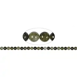 140830100720 String Beads, Garnet green (Grossular), 08mm (39cm) | Marco Schreier
