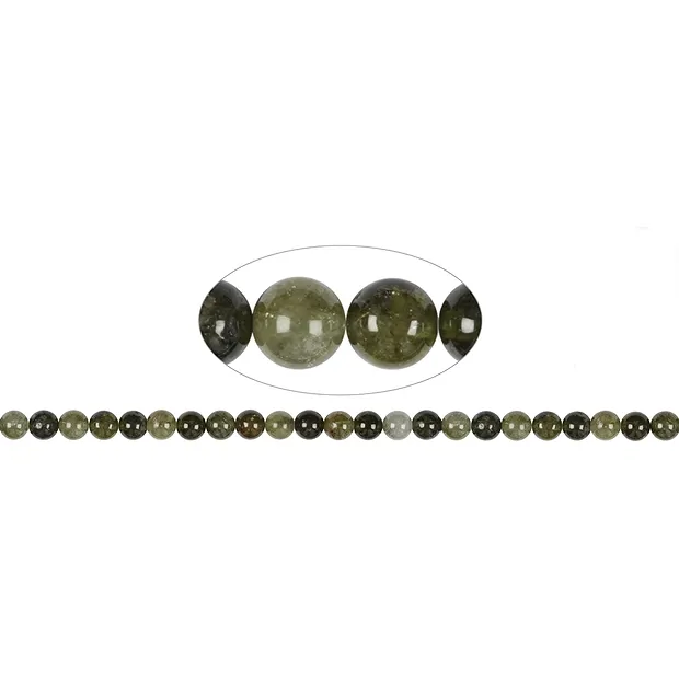 Strang Kugeln, Granat grün (Grossular), 08mm (39cm) | Marco Schreier