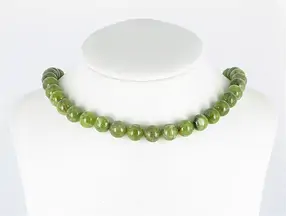 Rang de collier boules, grenat (grossular), 10mm | Marco Schreier