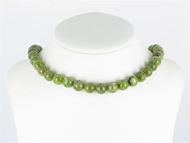 Rang de collier boules, Grenat verte (Grossulaire), 10mm | Marco Schreier