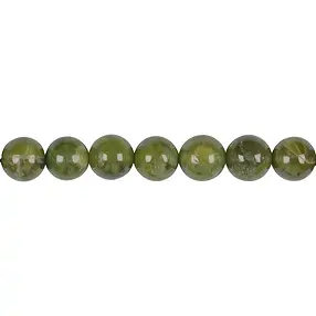 Rang de collier boules, grenat (grossular), 10mm | Marco Schreier