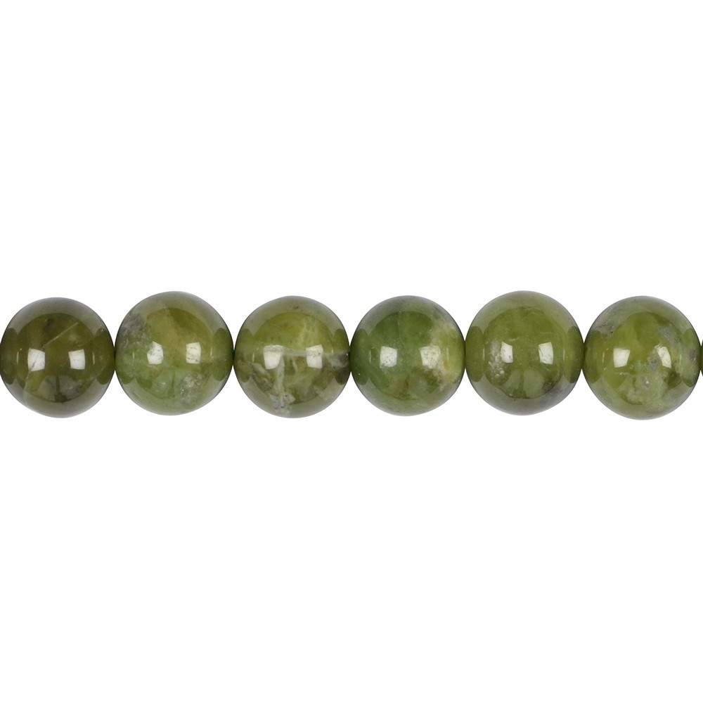 Rang de collier boules, Grenat verte (Grossulaire), 12mm | Marco Schreier