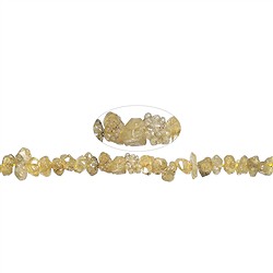 140830631630 Filo di pepite, granato (giallo), 06-08 x 07-09 mm (39 cm) | Marco Schreier