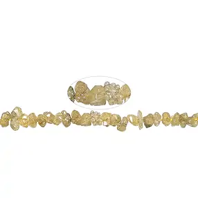 Tiras de pepitas, granate (amarillo), 06-08 x 07-09mm (39cm) | Marco Schreier