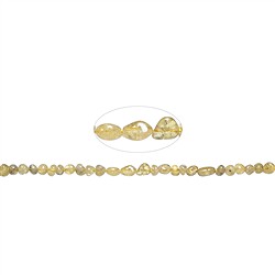 140830631725 Rang de colliers Nuggets, grenat (jaune), 05 - 06mm (39cm)  | Marco Schreier