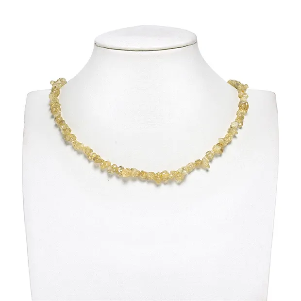 Rang de colliers Nuggets, grenat (jaune), 05 - 06mm (39cm) | Marco Schreier