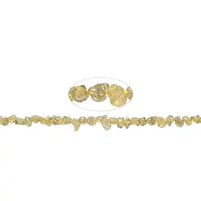 Strang Nuggets, Granat (gelb), 05 - 06mm (39cm) | Marco Schreier