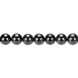 140850100920 Strang Kugeln, Hämatit (natur), 10mm | Schreier Edelsteine, Heilsteine & Schmuck