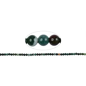 Strang Kugeln, Heliotrop, 02mm | Großhändler Edelsteine, Heilsteine & Schmuck