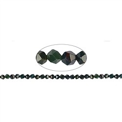 140870109120 Rang de colliers boules, Jaspe sanguin (H&#xE9;liotrope), facett&#xE9; (Starcut), 05-06mm (39cm) | Marco Schreier