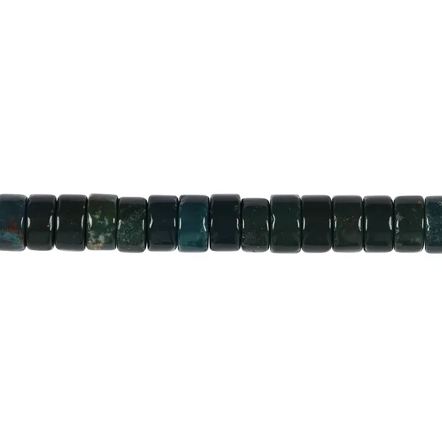 Cylinder strand, Heliotrope (Bloodstone), 05 x 10cm | Marco Schreier