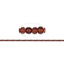 140890322220 Filo di bottoni, Assonite, 03 x 03-04 mm | grossista gemme e pietre curative