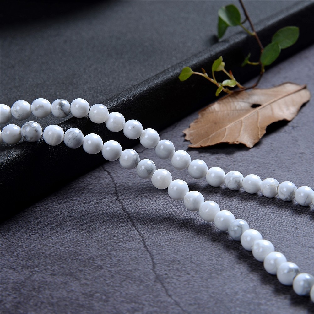 Strang Kugeln, Magnesit, 04mm | Großhändler Edelsteine, Heilsteine & Schmuck