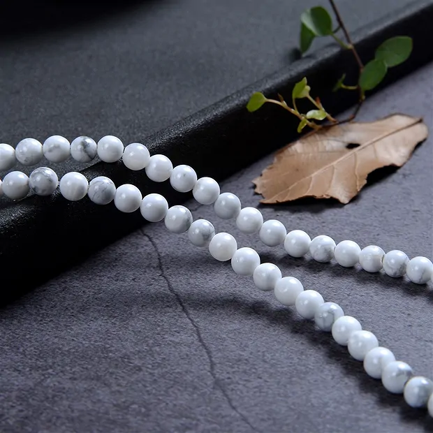 Strang Kugeln, Magnesit, 04mm | Großhändler Edelsteine, Heilsteine & Schmuck