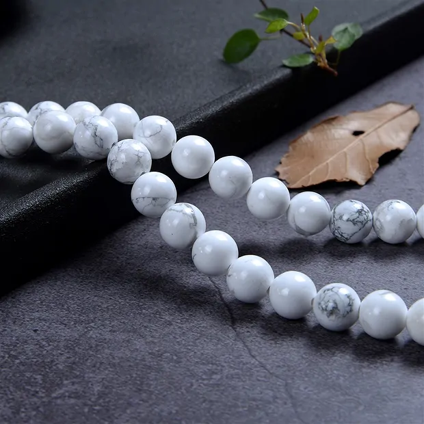 String Beads, Magnesite, 08mm | minerals trade - gems, healing stones & jewelry