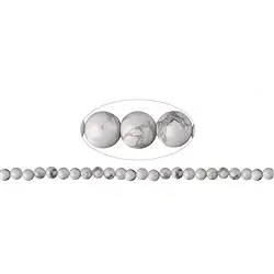 140910100720 Cuentas de piedras preciosas, Magnesita, 08mm | Marco Schreier